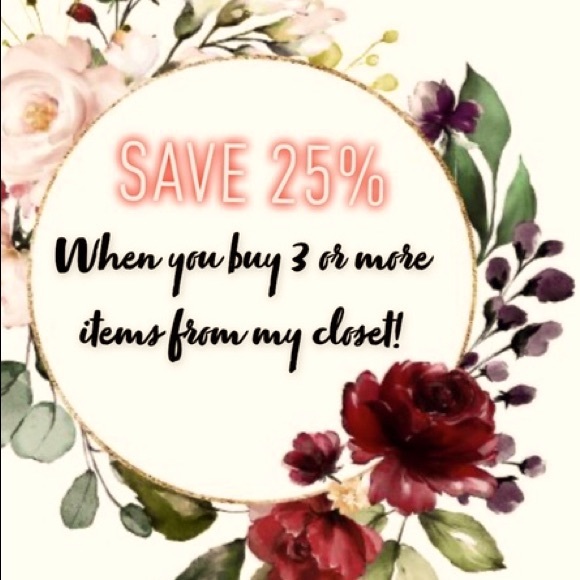 25% off a bundle of three or more items! - Picture 1 of 1